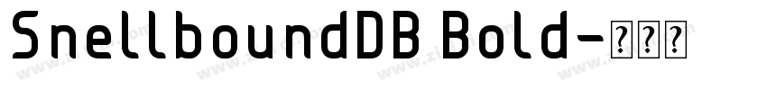 SnellboundDB Bold字体转换